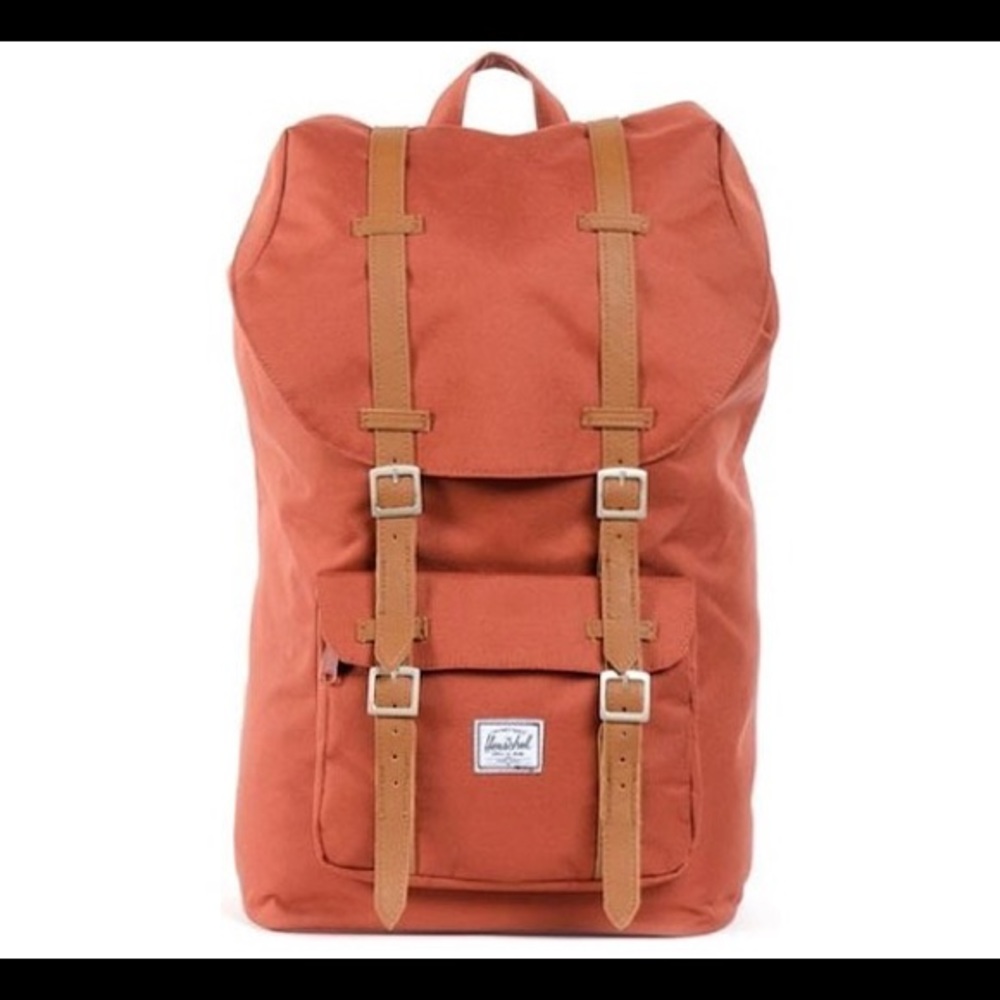 Herschel supply co. Washed rust mid-volume little America backpack